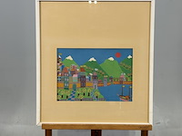 Diverse wanddecoratie, o.a. m. dagnelie, j. burgerhoudt en g. princes - afbeelding 4 van  6