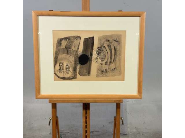 Diverse wanddecoratie, o.a. r. schotman, j v.d. berg en tineke looman - afbeelding 1 van  5