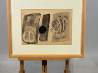 Diverse wanddecoratie, o.a. r. schotman, j v.d. berg en tineke looman - afbeelding 1 van  5