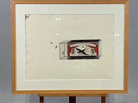 Diverse wanddecoratie, o.a. w.e, compier en h huijsman - afbeelding 3 van  6