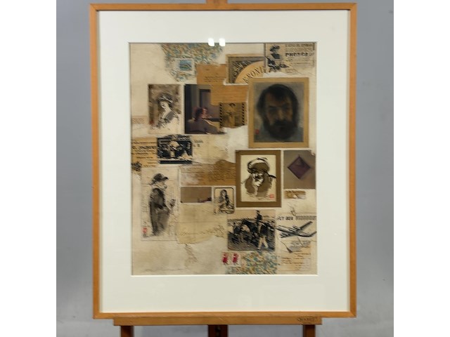 Diverse wanddecoratie, o.a. w.e, compier en h huijsman - afbeelding 4 van  6