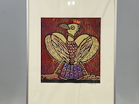 Diverse wanddecoratie, o.a. w.e, compier en h huijsman - afbeelding 5 van  6