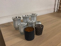 Diverse waxinelichthouder (8x) - afbeelding 8 van  8