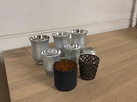 Diverse waxinelichthouder (8x) - afbeelding 1 van  8