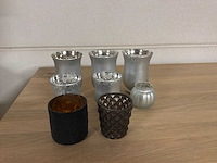 Diverse waxinelichthouder (8x) - afbeelding 2 van  8