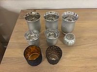 Diverse waxinelichthouder (8x) - afbeelding 6 van  8