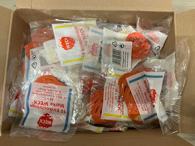 Diverse weck inmaakringen (750x) - afbeelding 2 van  2