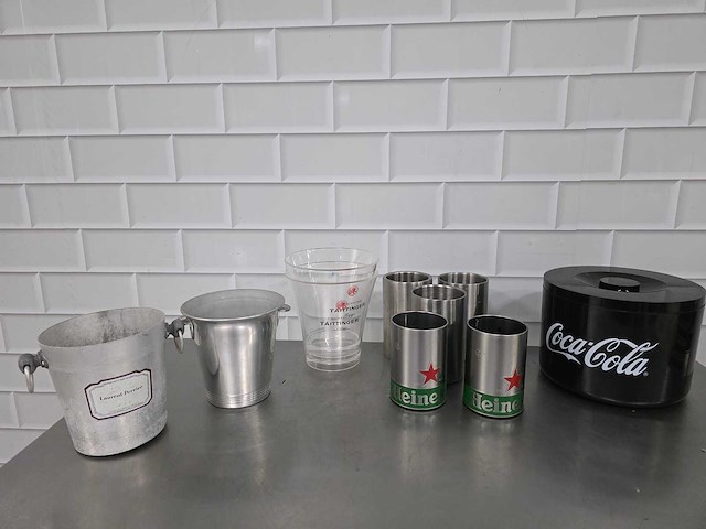 Diverse wijn/champagne koelers (10x) - afbeelding 1 van  3