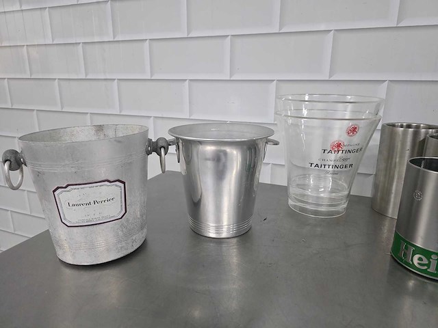 Diverse wijn/champagne koelers (10x) - afbeelding 3 van  3