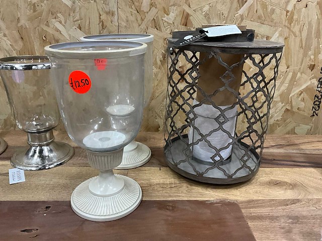 Diverse windlichten (6x) - afbeelding 1 van  4