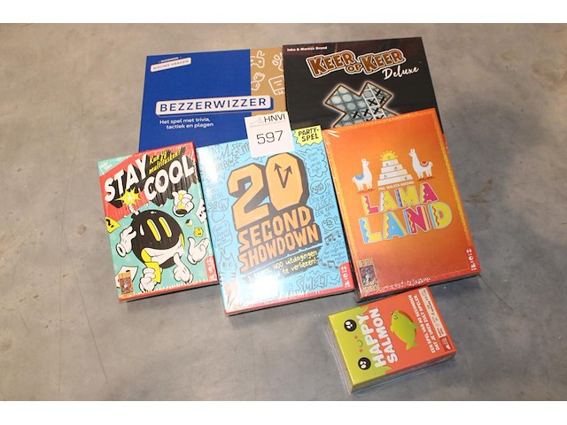 Diverse woordspellen w.o. keer op keer de luxe, stay cool, 20second showdown etc., totaal 6 stuks. - afbeelding 1 van  2