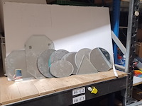 Diversen spegels verschillende maten voor produkten te tonen markt aantal 14 stuks. - afbeelding 5 van  5