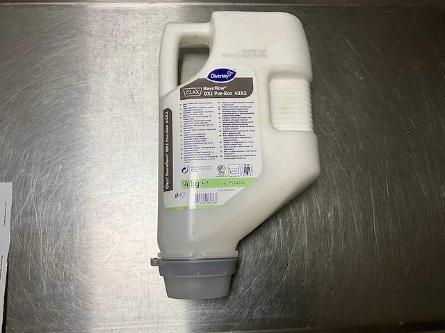 Diversey - revoflow oxi pur-eco - bleekmiddel voor gekleurd textiel (5x) - afbeelding 1 van  1