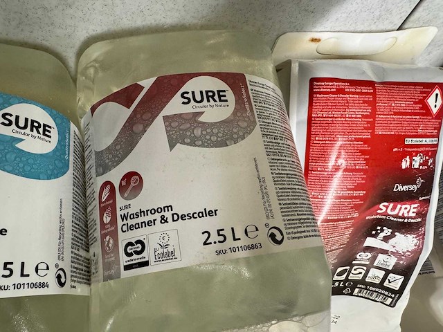 Diversey - sure - interieurreinigers (7x) - afbeelding 3 van  4