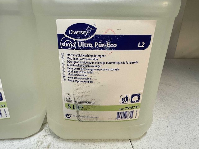 Diversey - ultra pur-eco - machinaal vaatwasmiddel (2x) - afbeelding 2 van  2