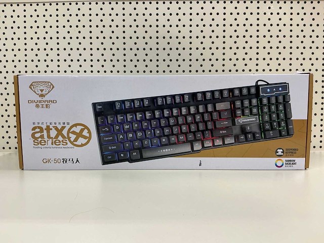Divipard qwerty gk-50 toetsenbord (5x) - afbeelding 1 van  3