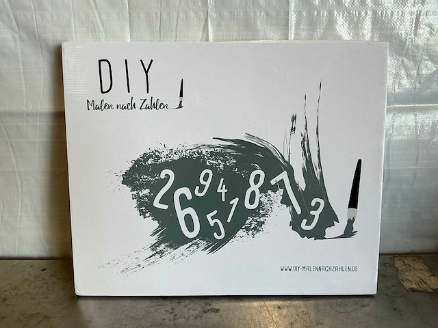 Diy malen nach zahlen schilderen-op-nummer (4x) - afbeelding 1 van  4