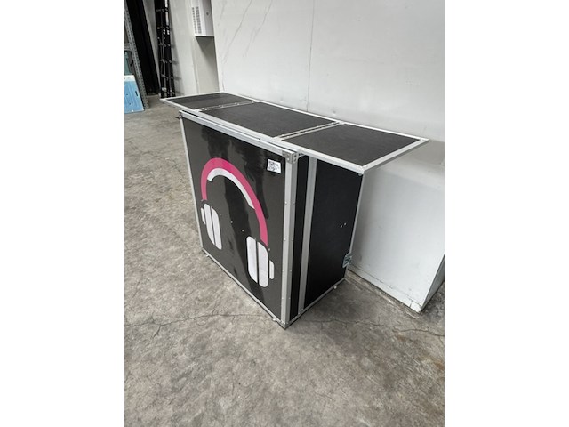 Dj-booth, zwart, inklapbaar - afbeelding 3 van  7