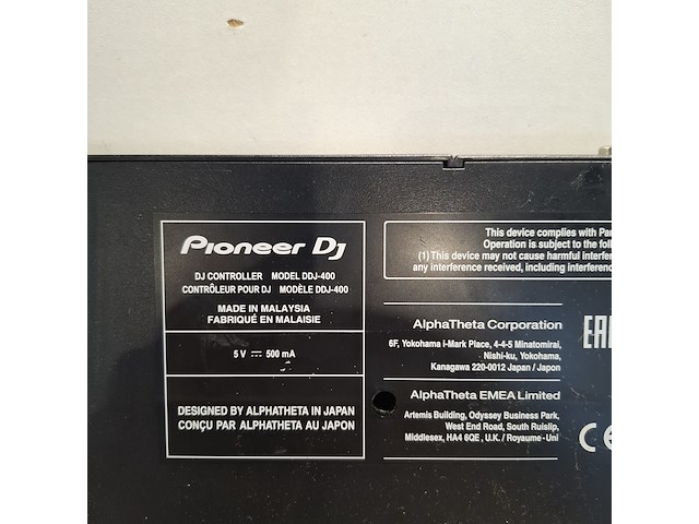 Dj-controller met koptelefoon, pioneer, ddj-400 | hdj-cue 1 - afbeelding 6 van  22