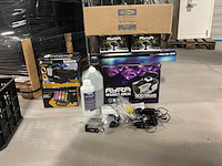 Dj gear verlichting en rookmachine (10x)