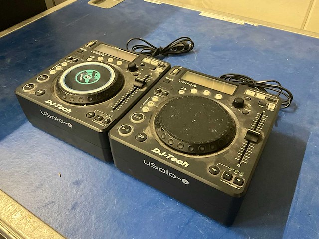 Dj-tech usolo-e tabletop usb speler (2x) - afbeelding 1 van  3