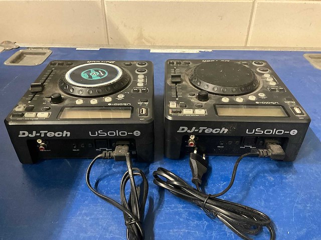Dj-tech usolo-e tabletop usb speler (2x) - afbeelding 3 van  3