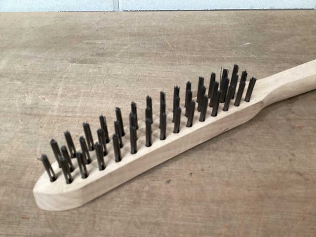 Djk staalborstel 3 rij (27x) - afbeelding 2 van  5