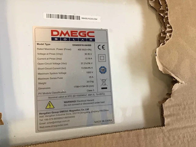 Dmegc 400 6 zonnepanelen en 1 aeg omvormer - afbeelding 1 van  3