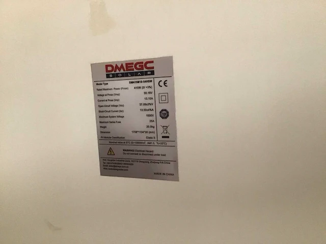 Dmegc 410 sw zonnepanelen (2x) - afbeelding 2 van  2