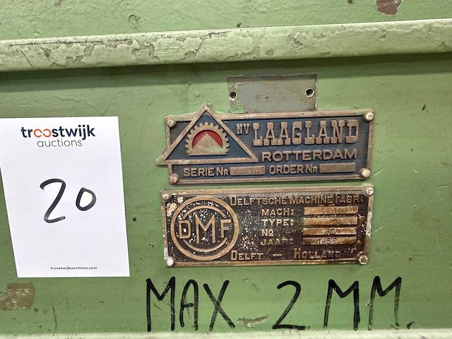 Dmf - 1956 - guillotineschaar - afbeelding 8 van  8