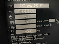 Dmg mori - 2015 - ctx beta 800 tc - cnc universele bewerkingscentra - afbeelding 7 van  35