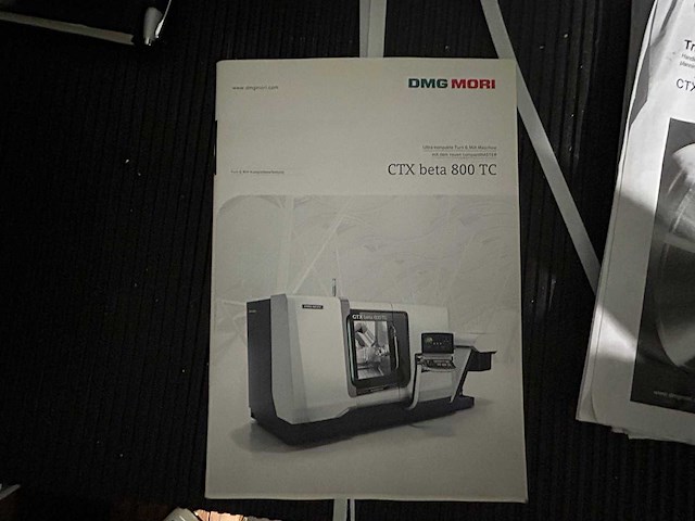 Dmg mori - 2015 - ctx beta 800 tc - cnc universele bewerkingscentra - afbeelding 18 van  35