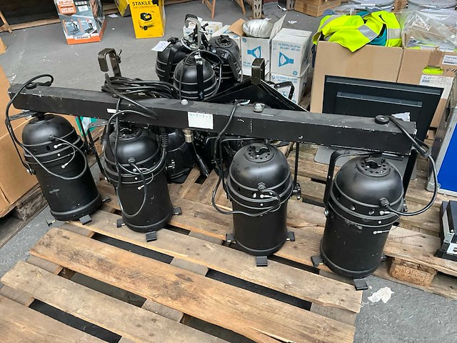 Dmx bar - met par spots - feestverlichting (2x) - afbeelding 10 van  11