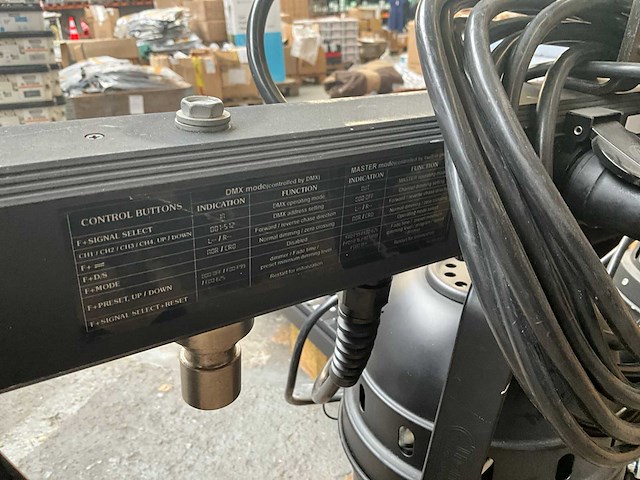 Dmx bar - met par spots - feestverlichting (2x) - afbeelding 1 van  5