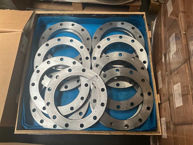 Dn200 pn10 gegalvaniseerd flens (12x) - afbeelding 1 van  3