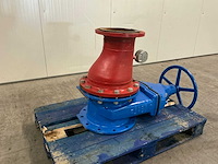 Dn300 schuifafsluiter+verloopdn200