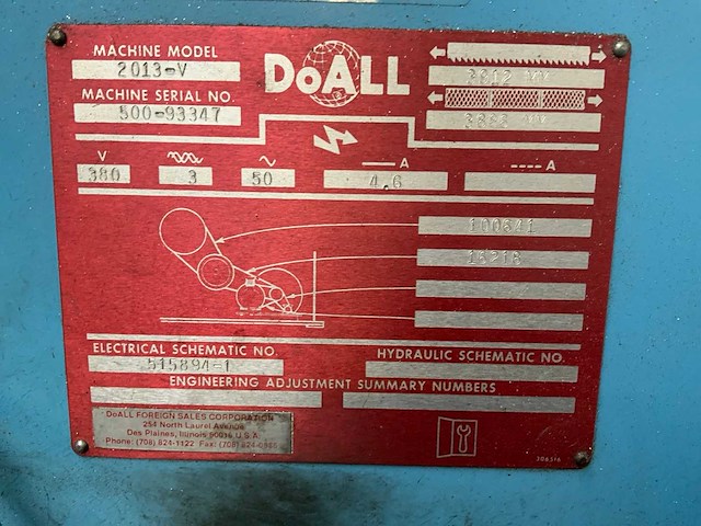 Doal 2013-v lintzaagmachine - afbeelding 7 van  9