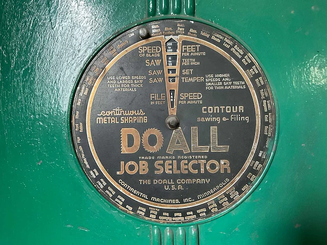 Doall - metalmaster - lintzaagmachine (2x) - afbeelding 12 van  12