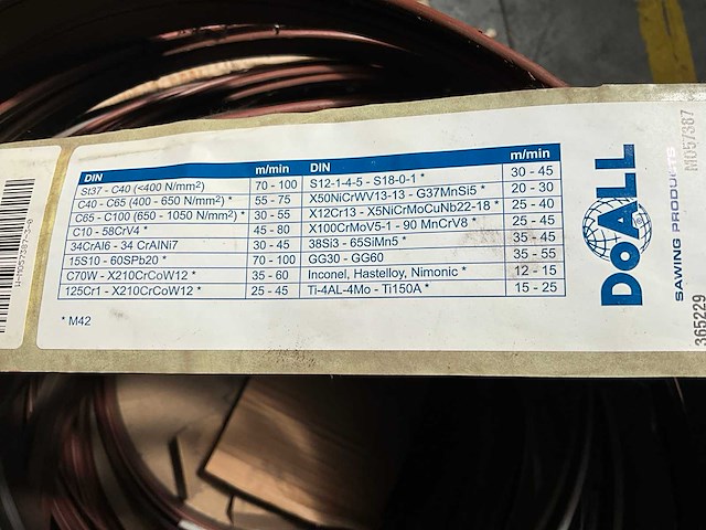 Doall partij beugelzaagbladen - afbeelding 4 van  5