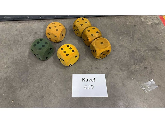 Dobbelsteen (6x) - afbeelding 1 van  1