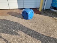 Dobbelsteen blauw - afbeelding 2 van  2