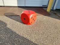 Dobbelsteen rood - afbeelding 2 van  2