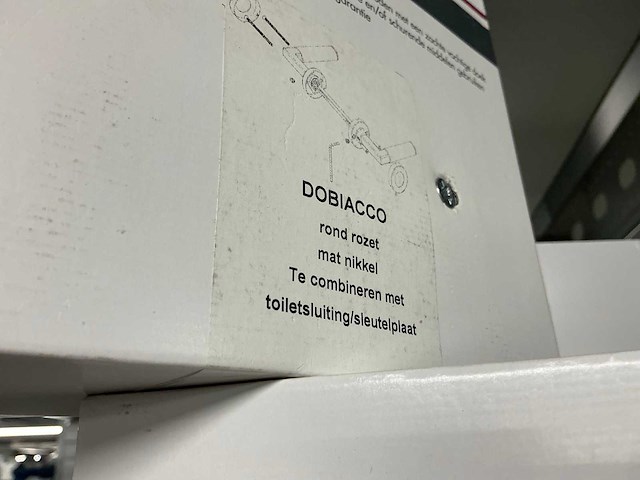 Dobiacco rond rozet deurbeslag (3x) - afbeelding 3 van  3