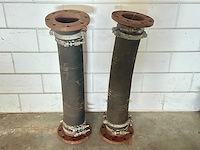 Dock slang met metalen flenzen (2x) - afbeelding 1 van  3