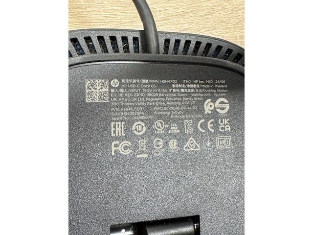 Dockingstation met 2x beeldscherm, usb-c dock g5 - afbeelding 4 van  5