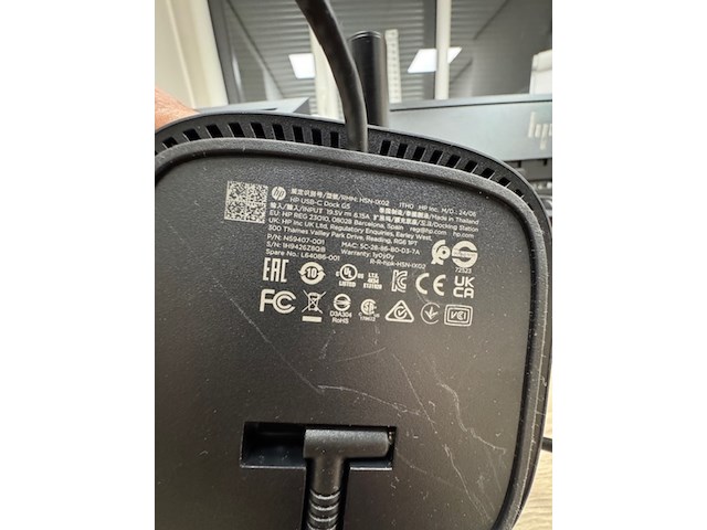 Dockingstation met 2x beeldscherm, usb-c dock g5 - afbeelding 6 van  8