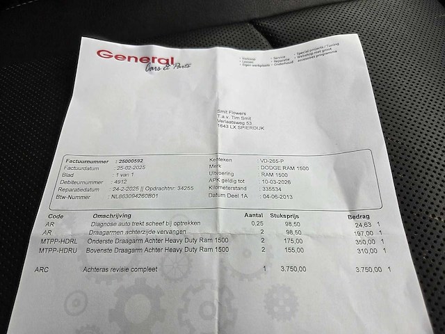 Dodge - 2013 - ram 1500 - 5.7 v8 4x4 qc 6'4 - vd-265-p - afbeelding 31 van  38