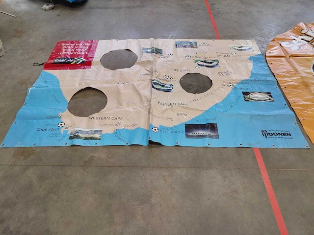 Doek doel schieten (2x) - afbeelding 7 van  7