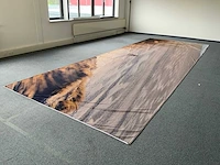 Doek fietser op strand 260x710 cm - afbeelding 8 van  8