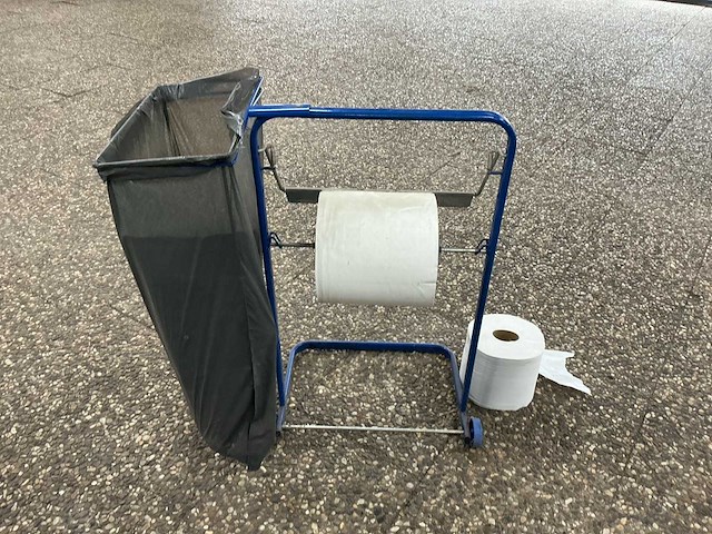 Doekdispenser met afvalzakhouder - afbeelding 2 van  2